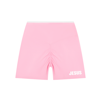 Women’s High Rise Color Block Yoga Shorts