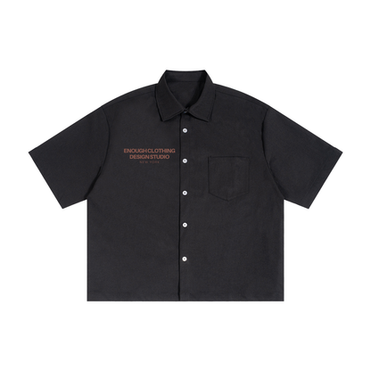 Jesus Is Lord Short Sleeve Shirt Black