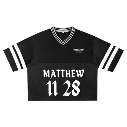 YOU ARE ENOUGH Boxy Jersey Black