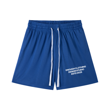 Enough.Mesh Drawstring Shorts