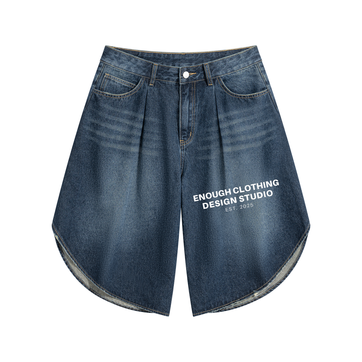 Men’s Wide Leg Denim Shorts