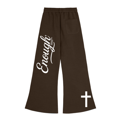Enough.Wide Leg Sweatpants