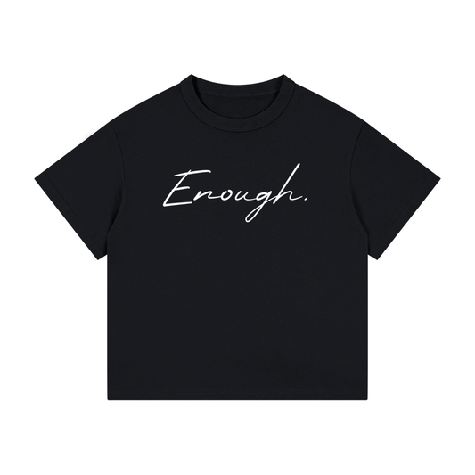 Enough.Kid's Loose Fit Drop Shoulder T-Shirt