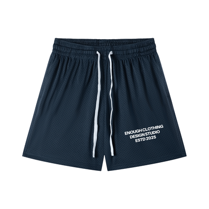 Enough.Mesh Drawstring Shorts