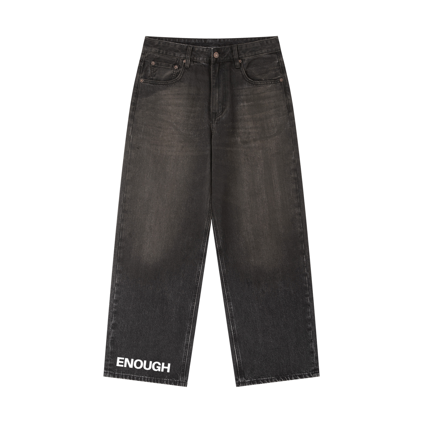 Enough.Black Denim Jeans