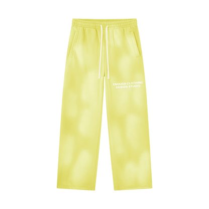 Unisex Sunfade Wide Leg Fleece Sweatpants