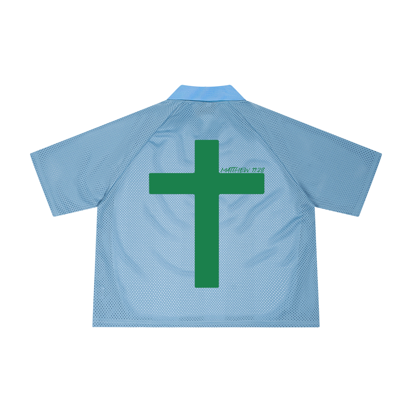 Unisex Striped Mesh Boxy Soccer Jersey