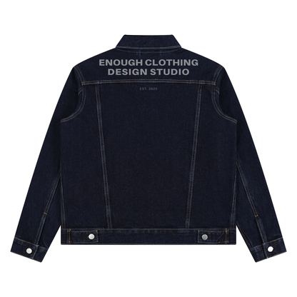 Unisex Vintage Wash Denim Jacket