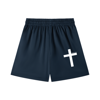 Enough.Mesh Drawstring Shorts