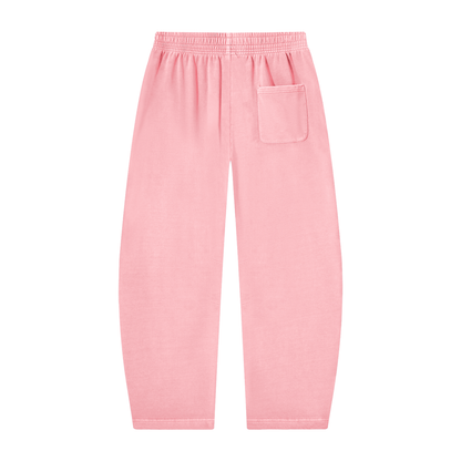 Unisex Vintage Washed Barrel Leg Sweatpants