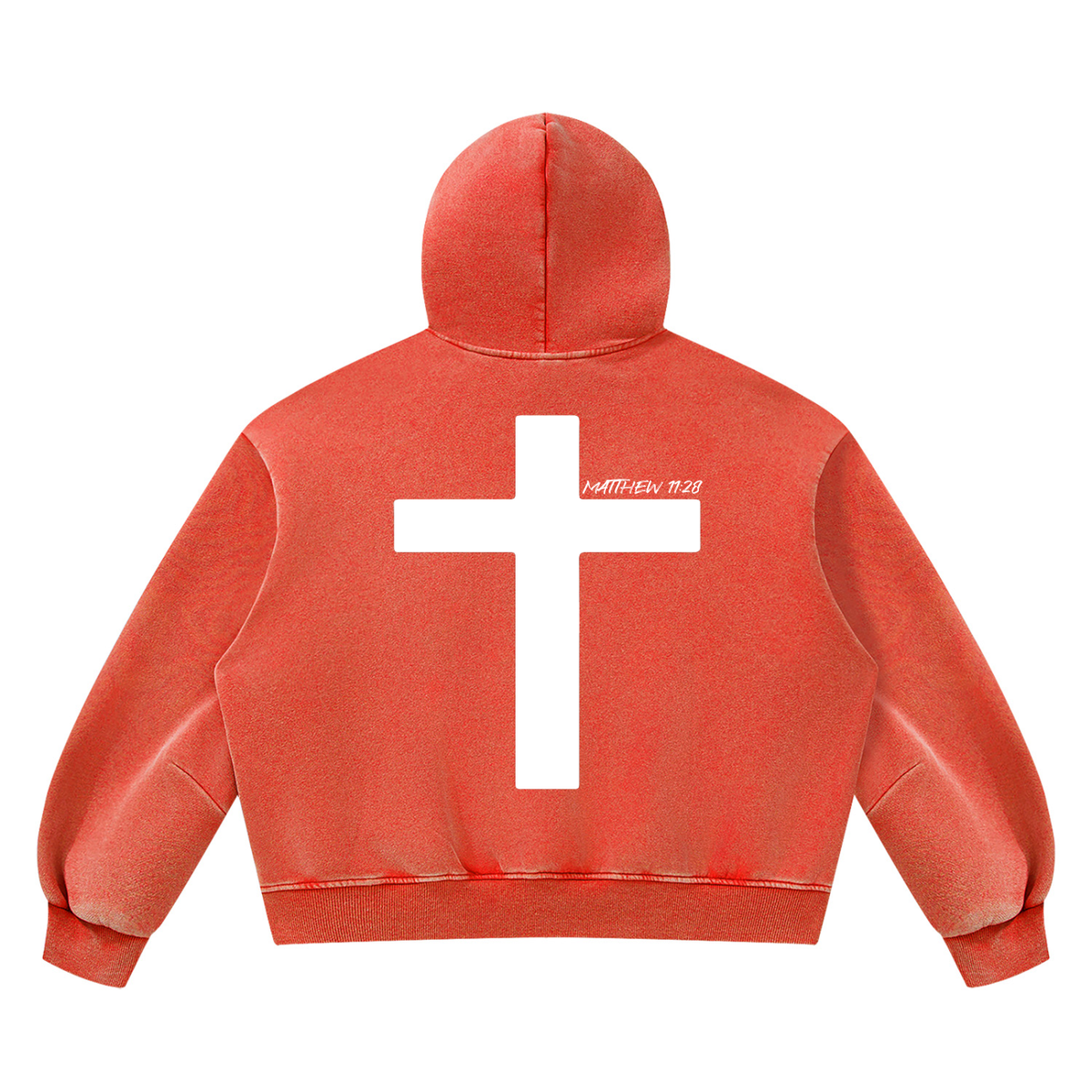Enough.Vintage Wash Boxy Fleece Hoodie