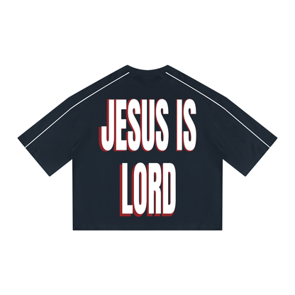 Unisex Heavyweight Boxy Piping T-Shirt