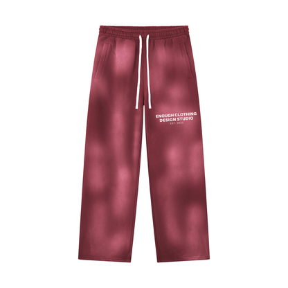Unisex Sunfade Wide Leg Fleece Sweatpants