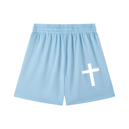 Enough.Mesh Drawstring Shorts