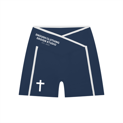 Women’s High Rise Color Block Yoga Shorts