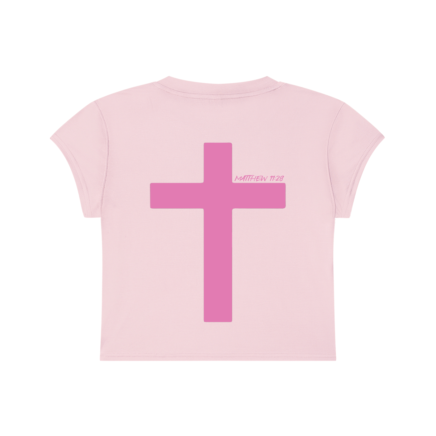 Women's ECDS NY Cropped Crewneck Pink