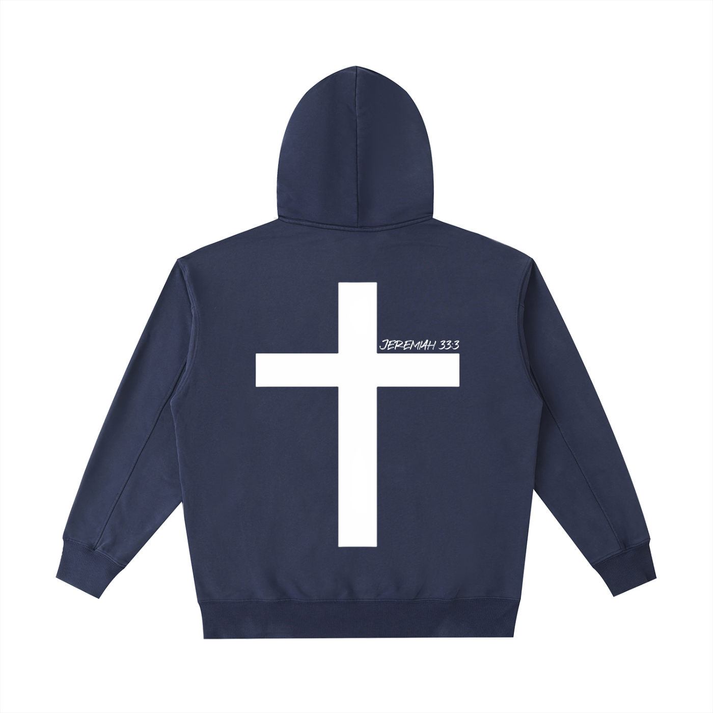 3:33 Hoodie Navy Blue
