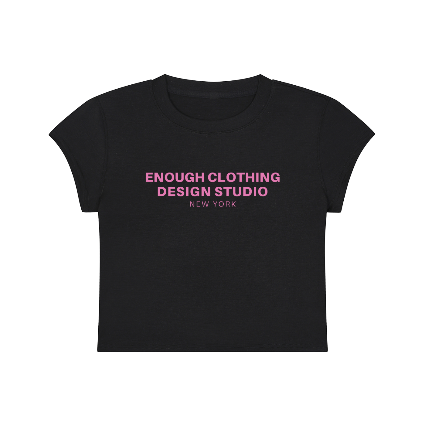 Women's ECDS NY Cropped Crewneck Black