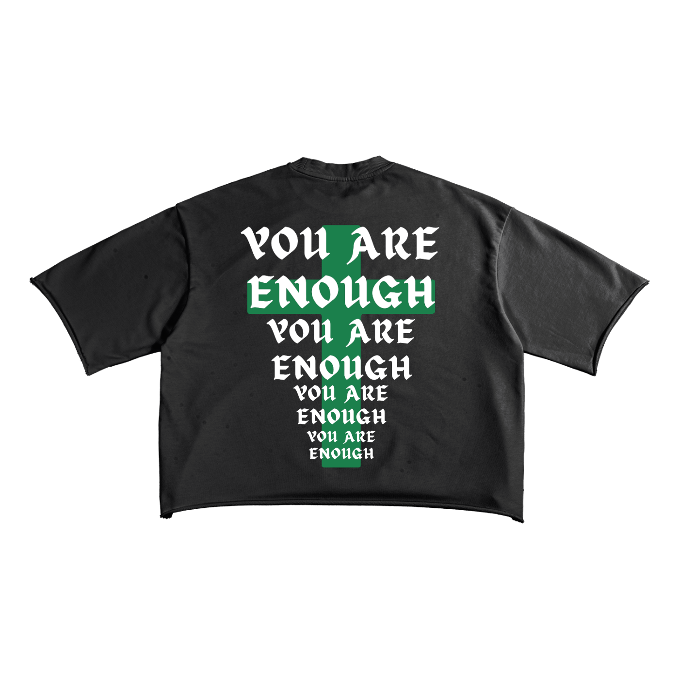 11:28 French Tee Green - Black