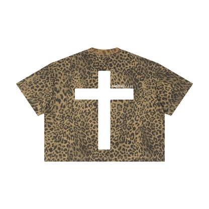 Boxy Leopard Print Tee