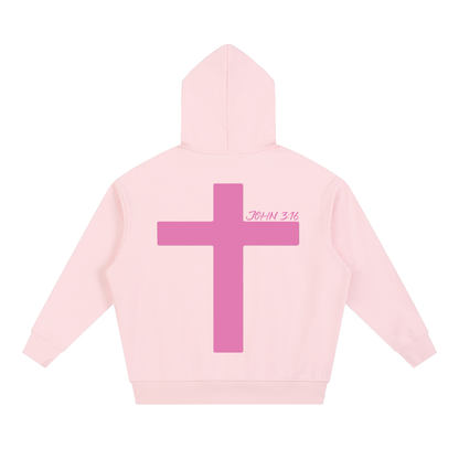 ECDS NY Boxy Hoodie Pink