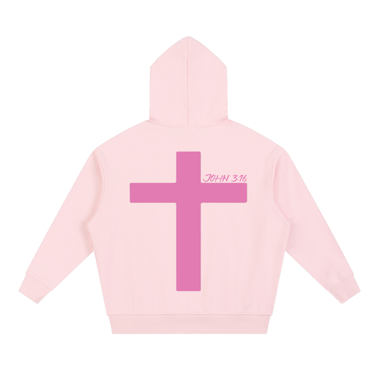 ECDS NY Boxy Hoodie Pink