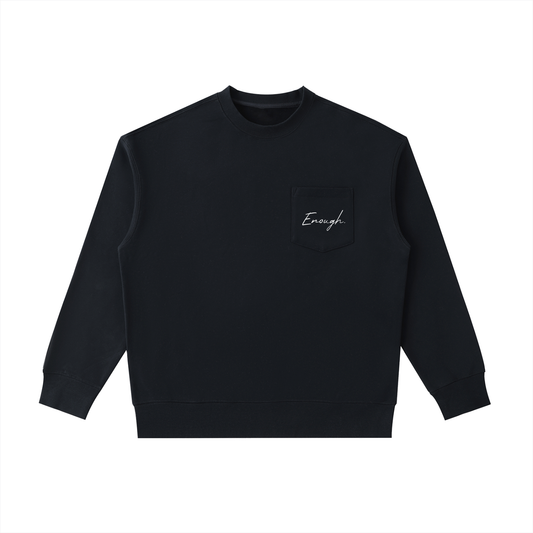 Enough.Crewneck Sweatshirt Black
