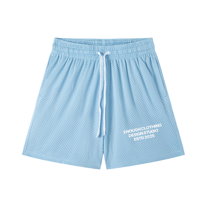 Enough.Mesh Drawstring Shorts