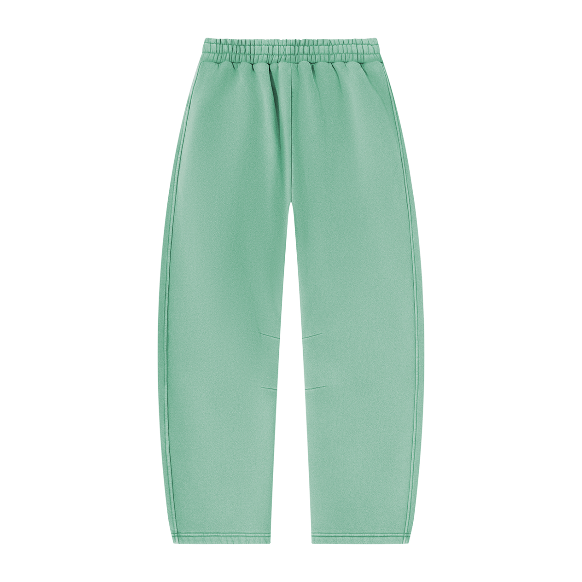 Enough.Vintage Wash Barrel Leg Fleece Sweatpants