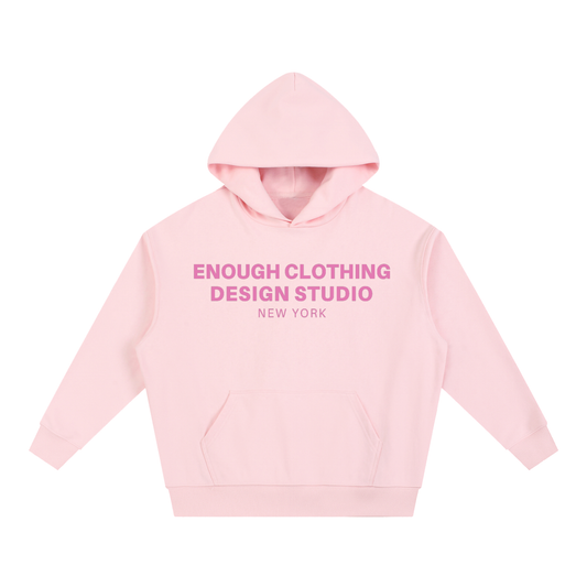 ECDS NY Boxy Hoodie Pink