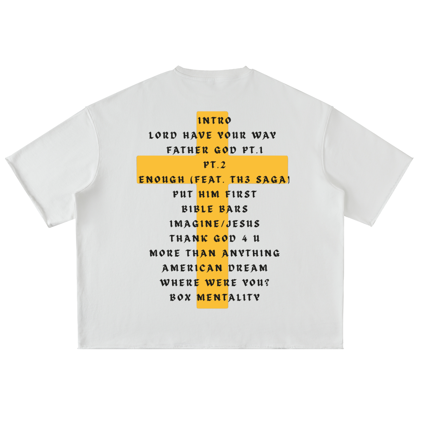 GML2C Yellow Tee - White