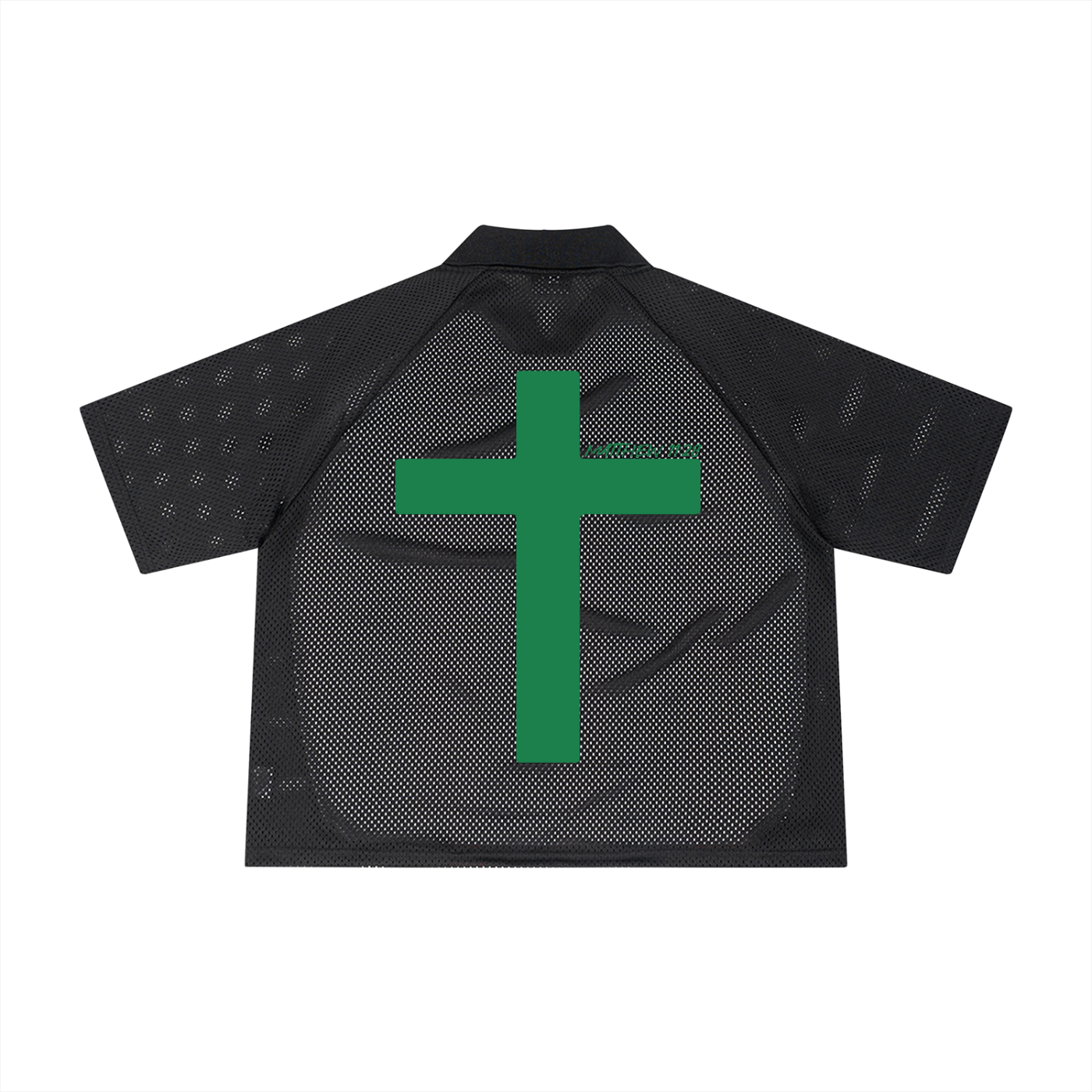 Unisex Striped Mesh Boxy Soccer Jersey