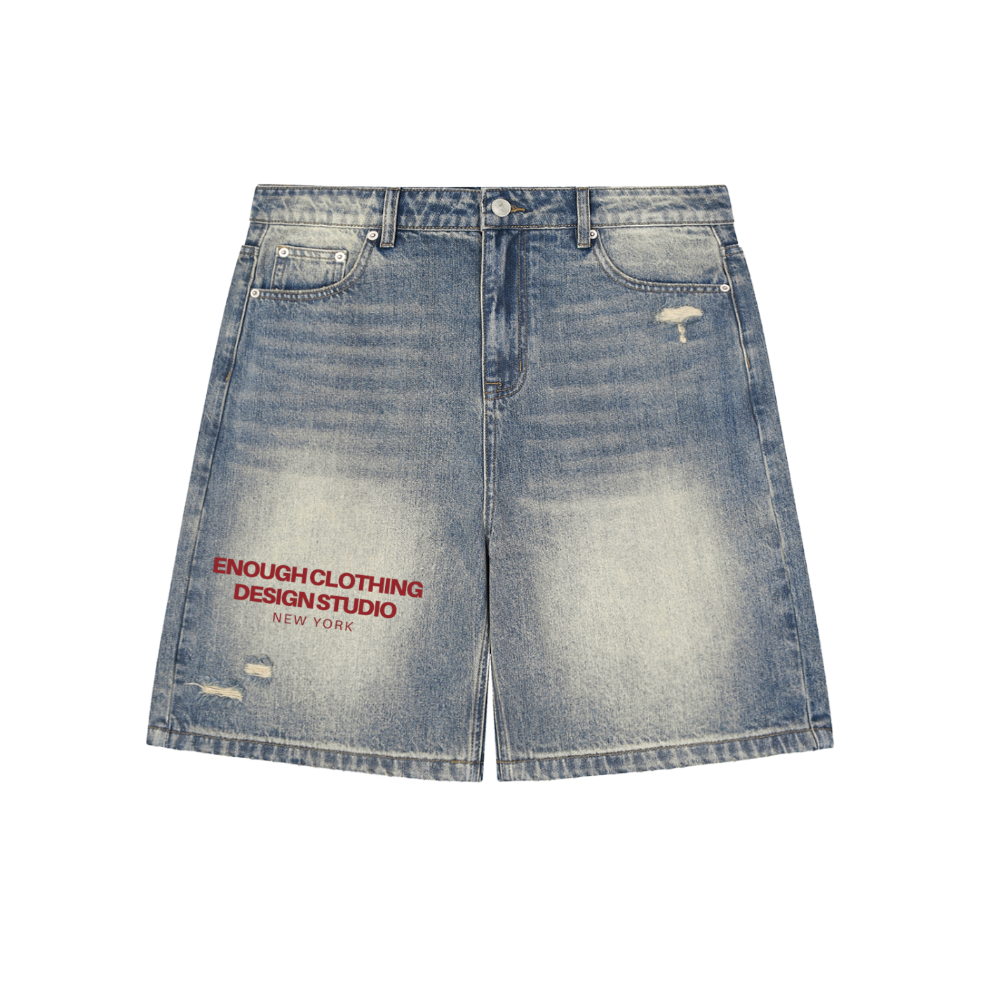Jesus Is Lord Baggy Denim Shorts