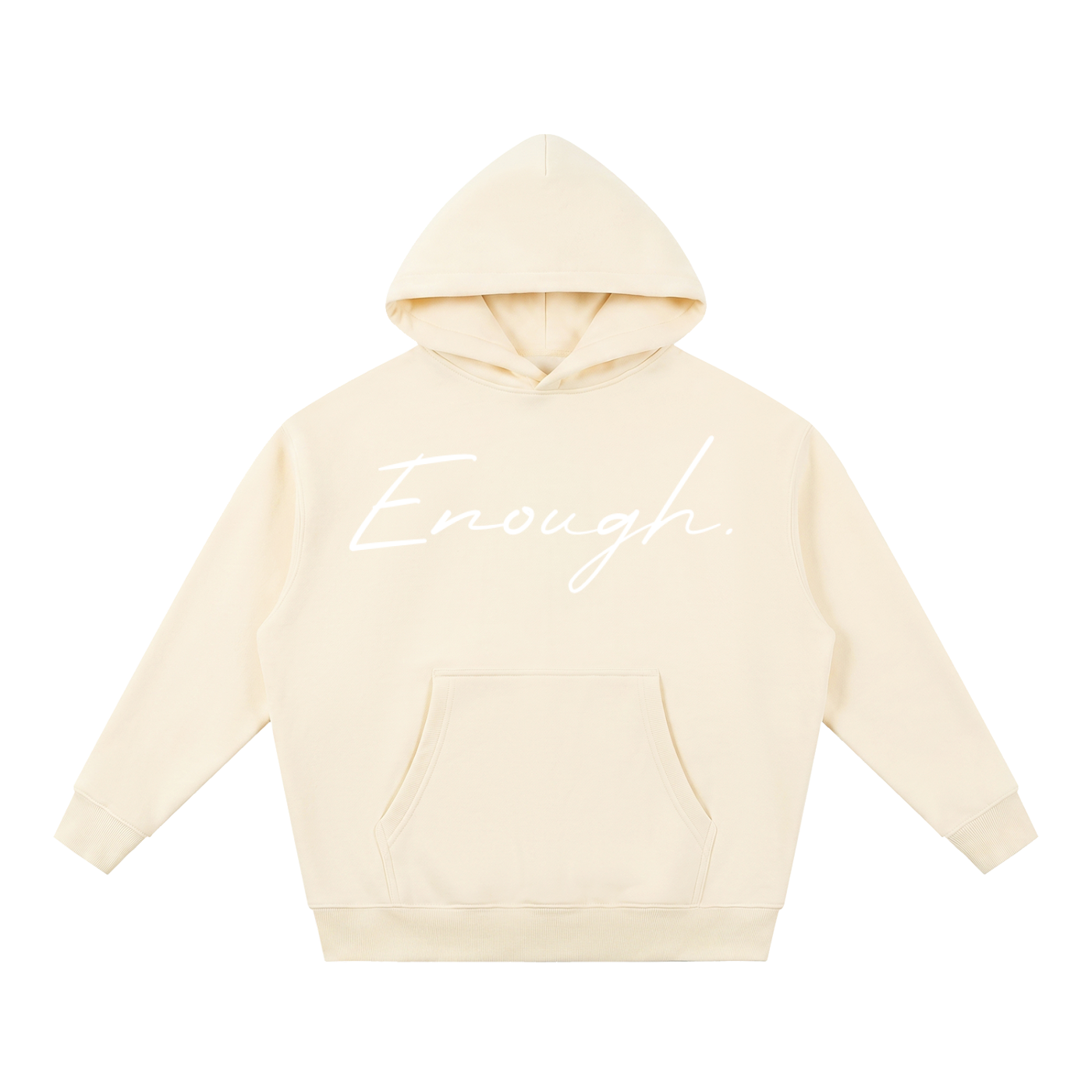 Essential Oversized Boxy Fit Fleece Hoodie