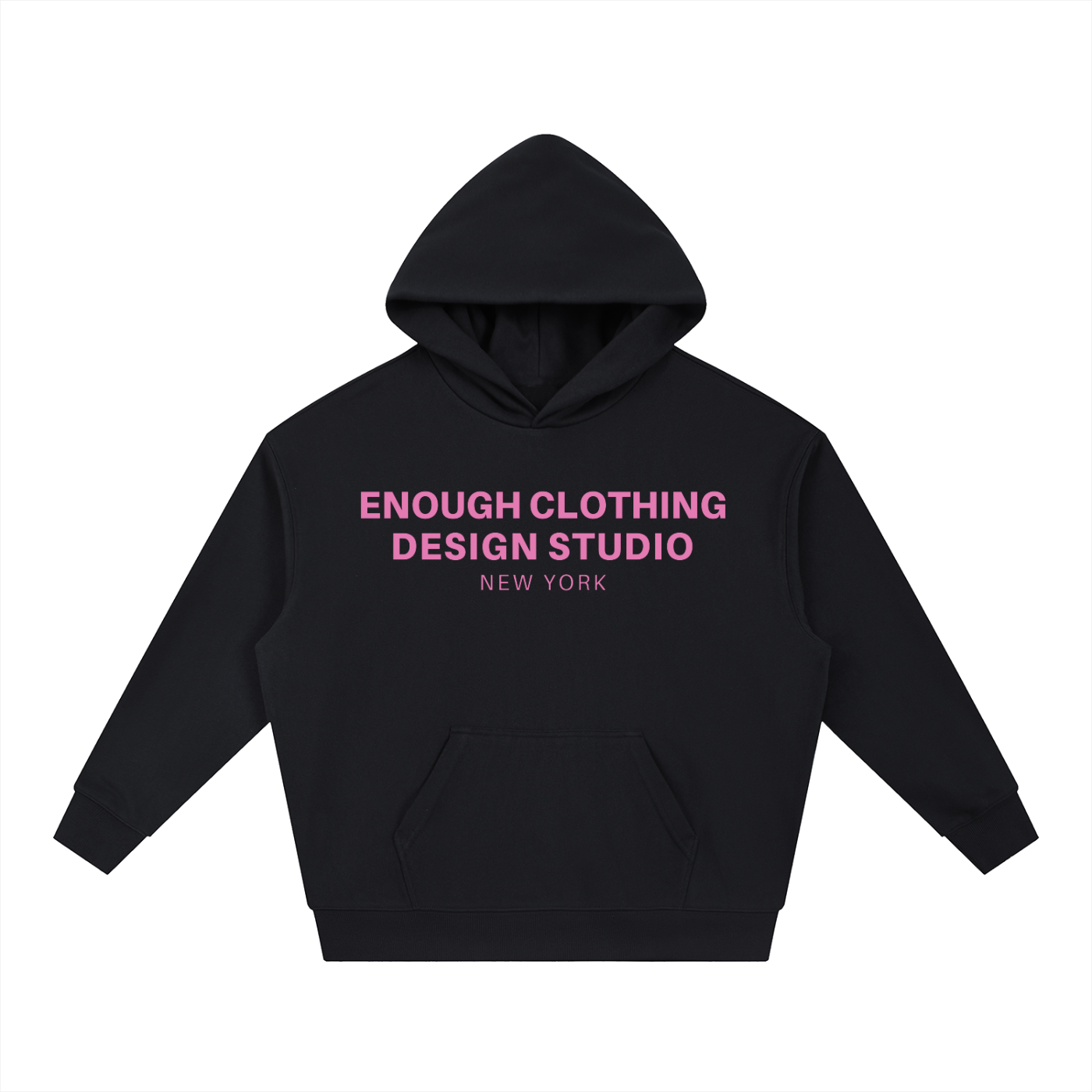 ECDS NY Boxy Hoodie Black