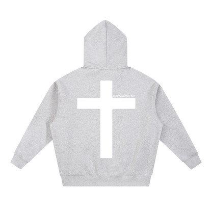 Essential Oversized Boxy Fit Fleece Hoodie