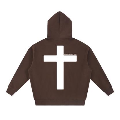 Essential Oversized Boxy Fit Fleece Hoodie