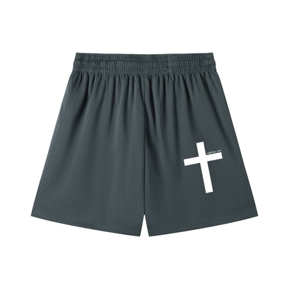 Enough.Mesh Drawstring Shorts