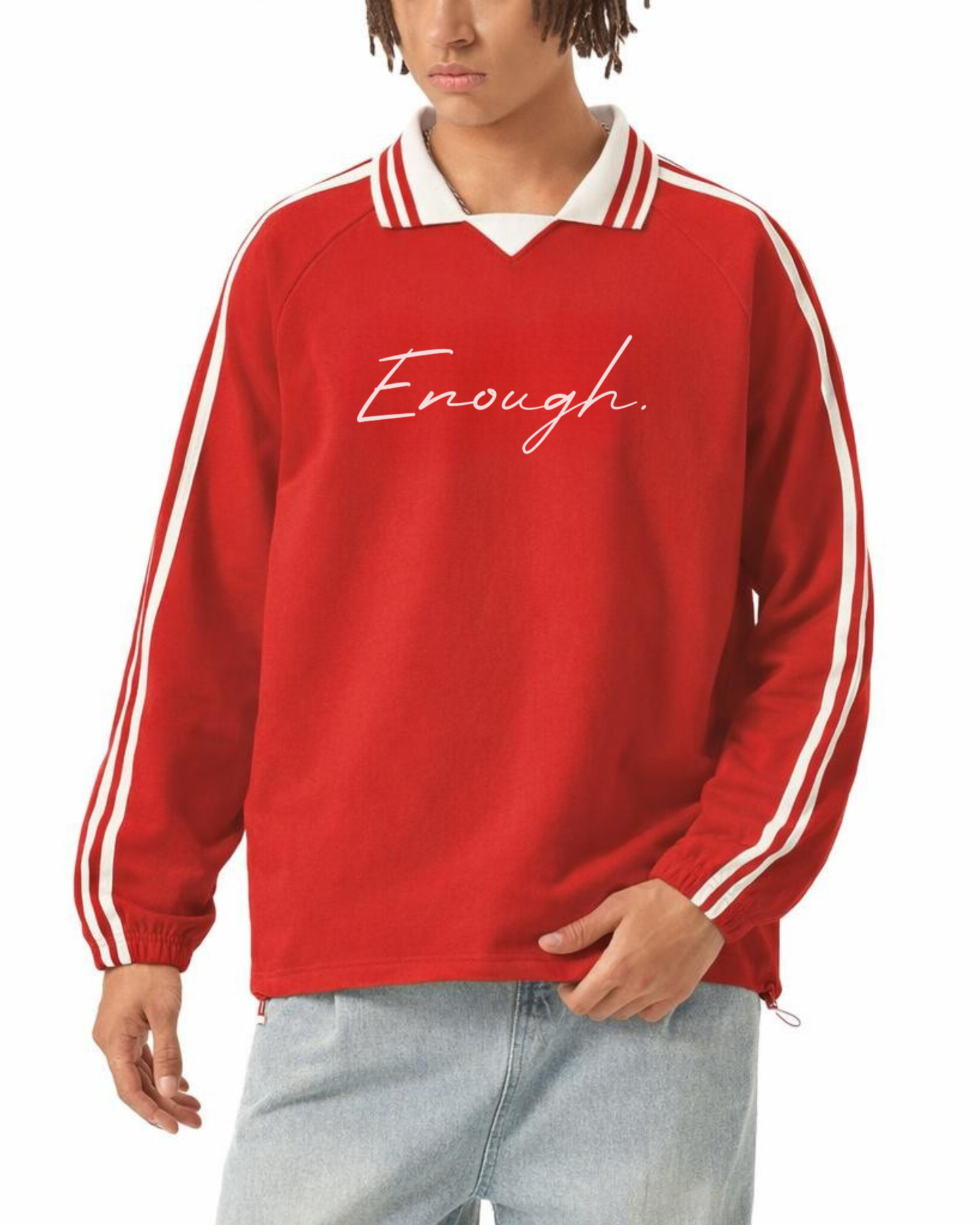 Enough.Collar Sweatshirt
